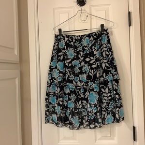 Elastic waistband colorful skirt